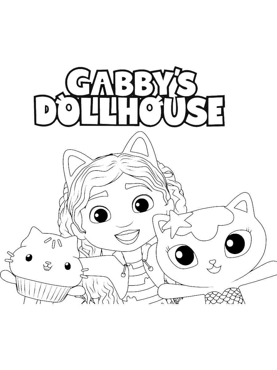 Gabby s Dollhouse 28 Coloring Page