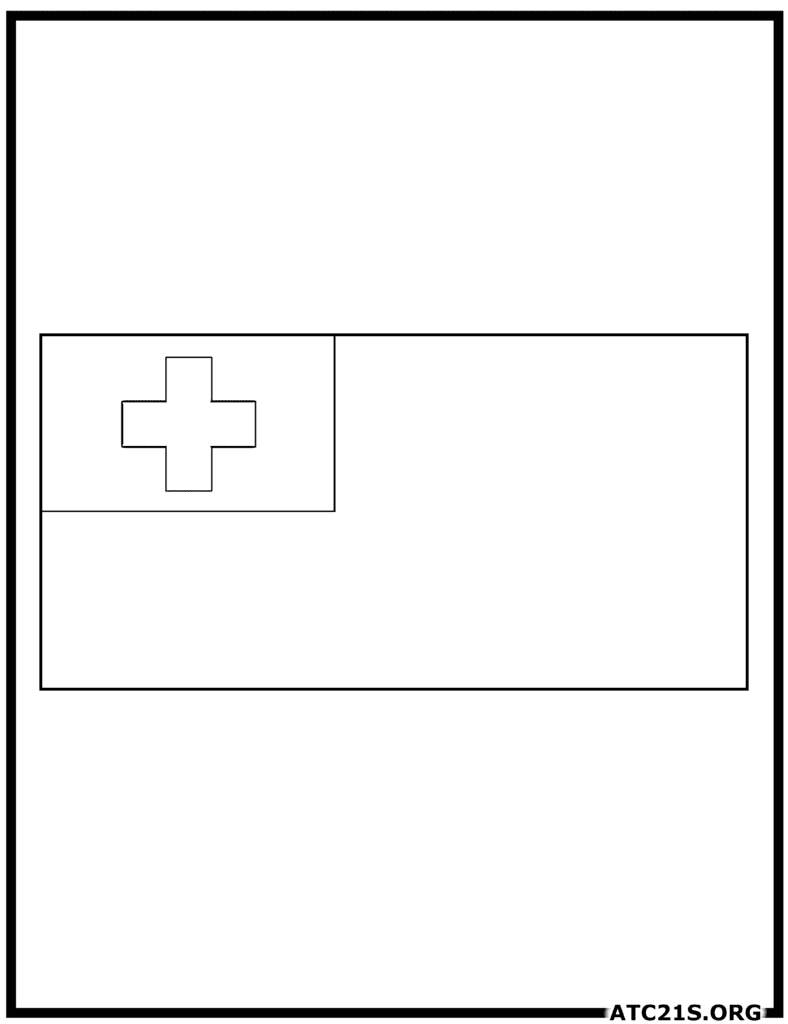 Gabon Flag Coloring Page ATC21S