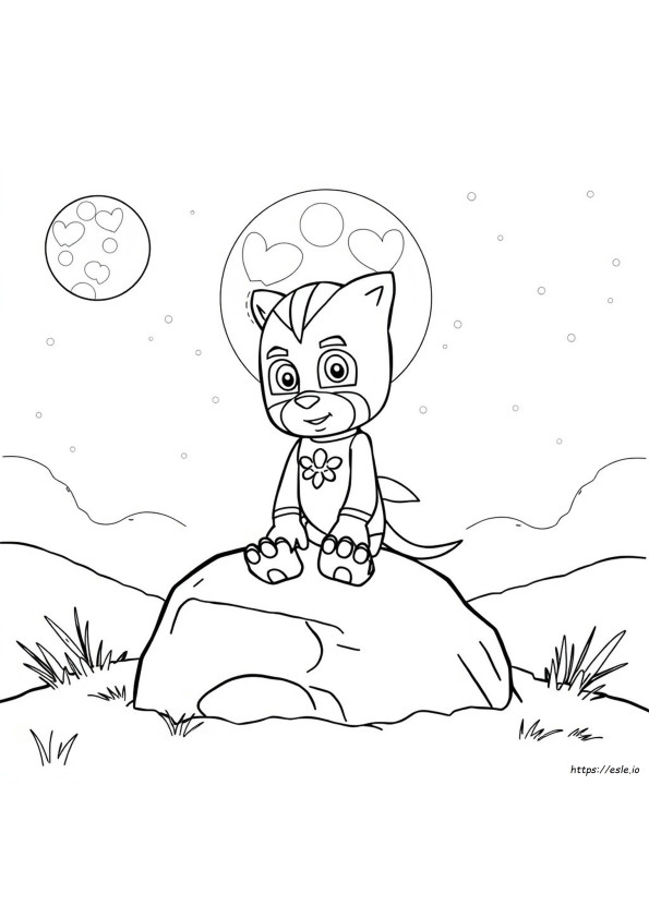 Gekko Pj Mask Coloring Page