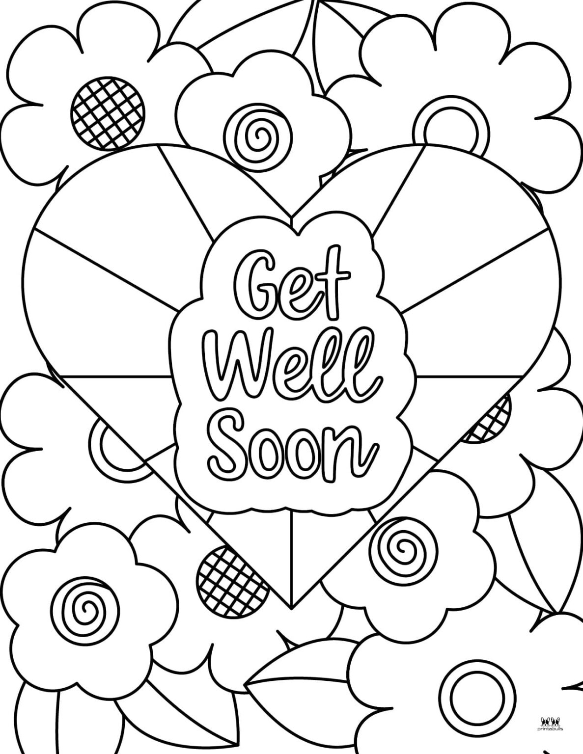 Get Well Coloring Pages Get Well Coloring Pages