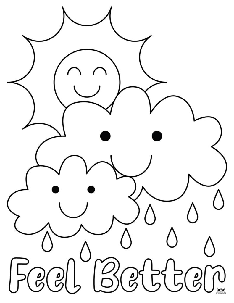 get well soon coloring pages