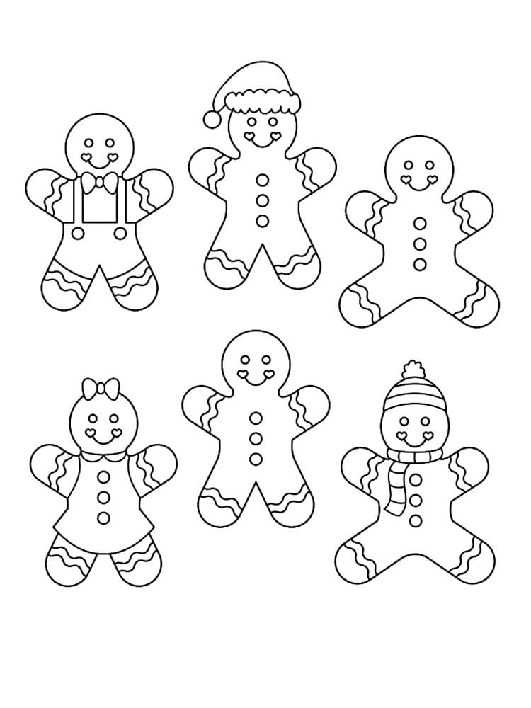 Gingerbread Man Coloring Pages ColoringLib Gingerbread Man Coloring Pages ColoringLib