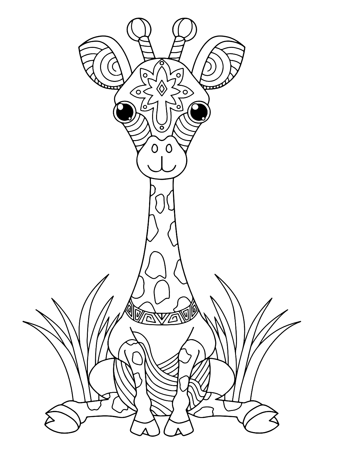 Giraffe Coloring Sheet Free Printable Coloring Pages Giraffe Coloring Sheet Free Printable Coloring Pages