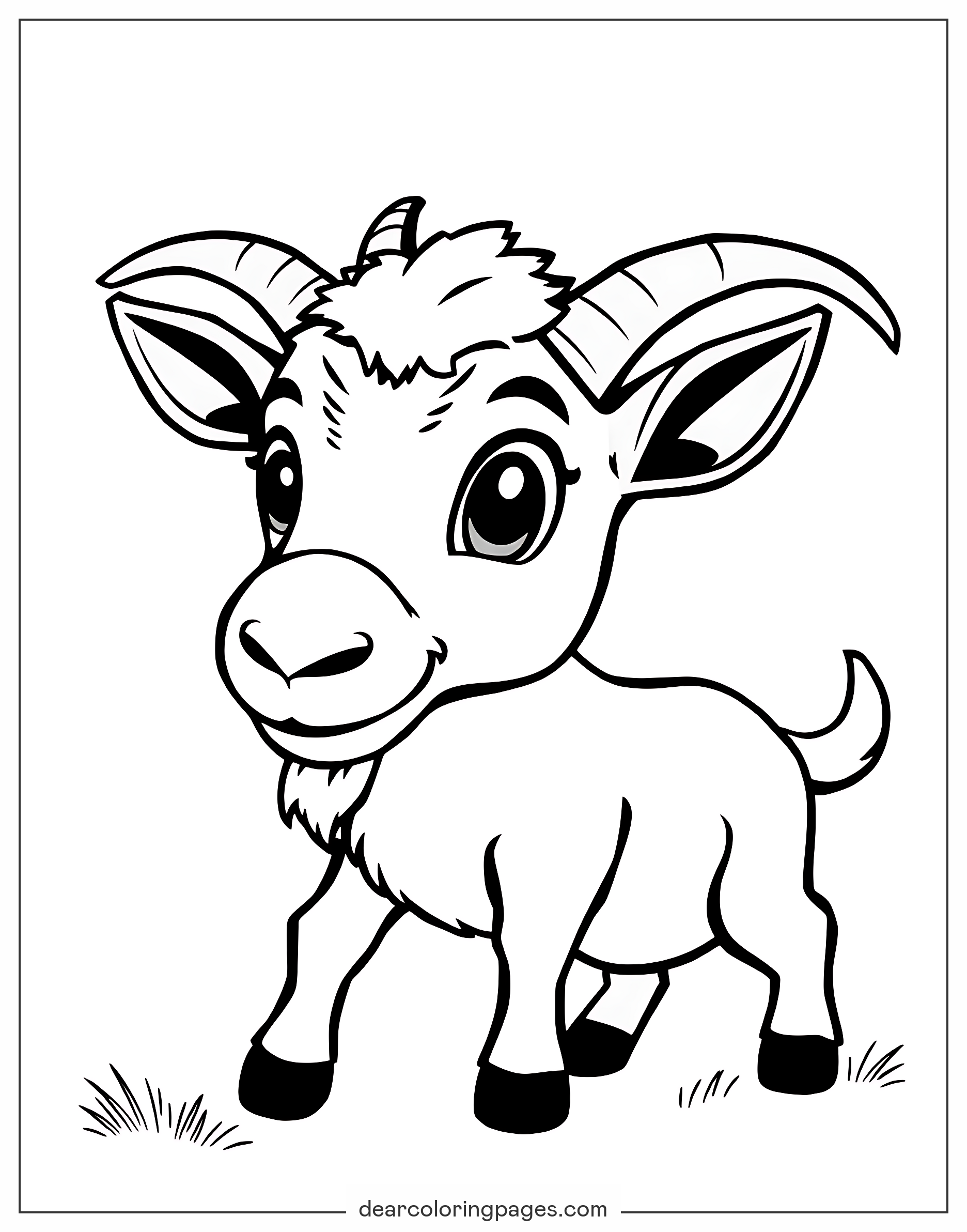 goat coloring pages