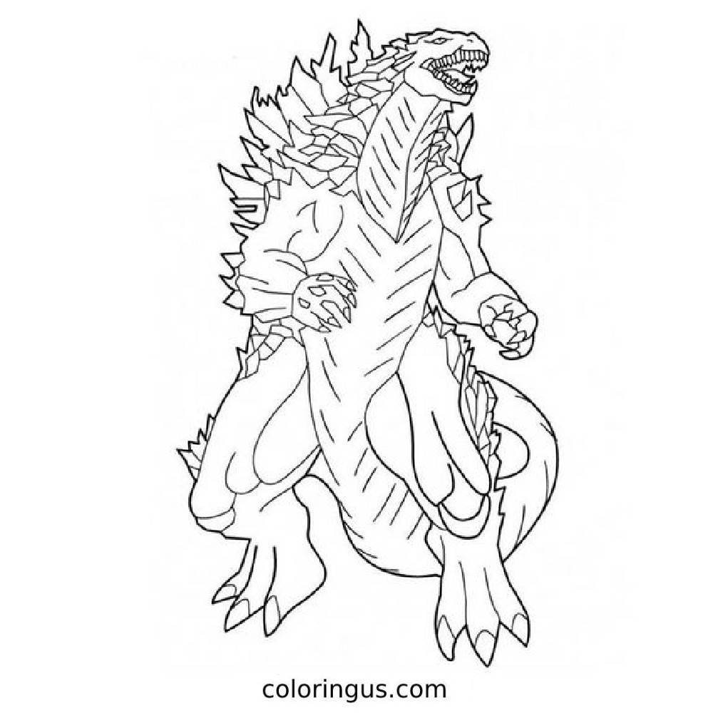 godzilla coloring page godzilla coloring page