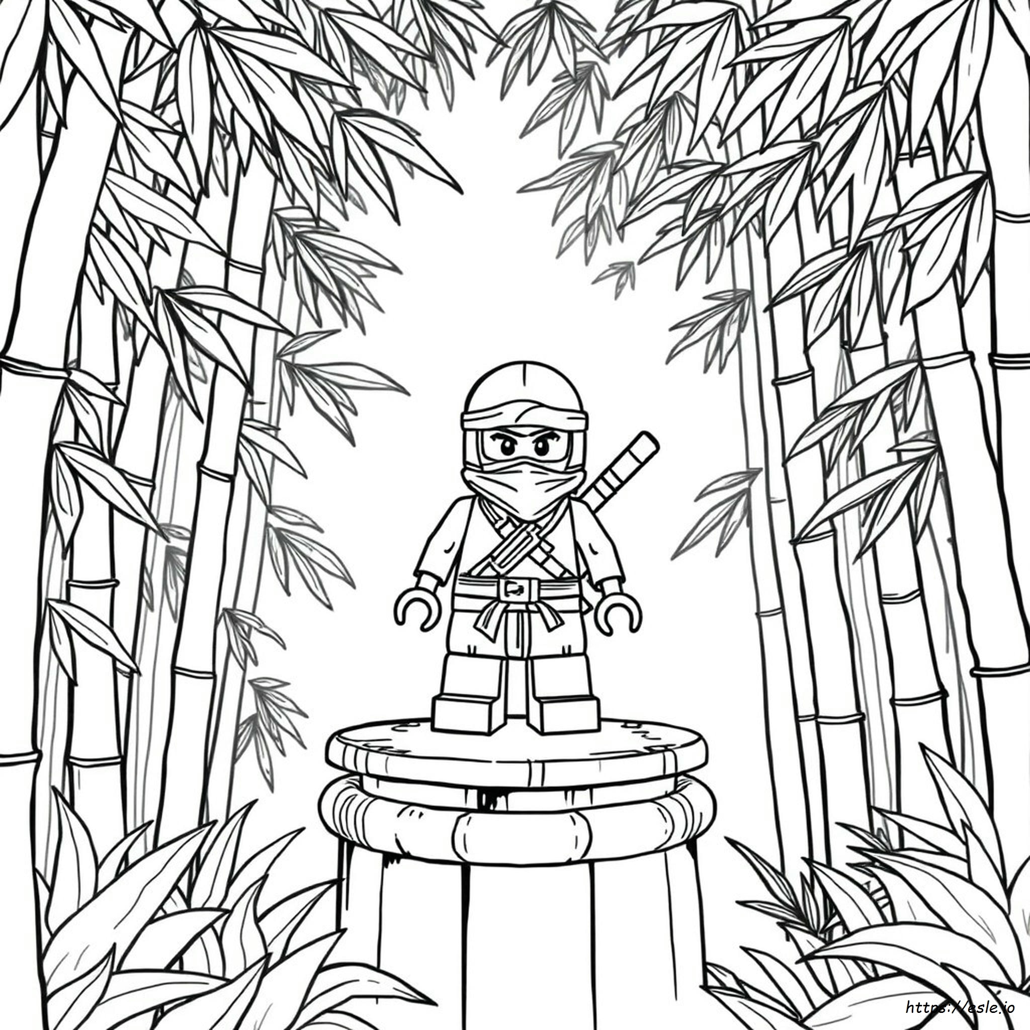 Green Ninja Ninjago Coloring Pages