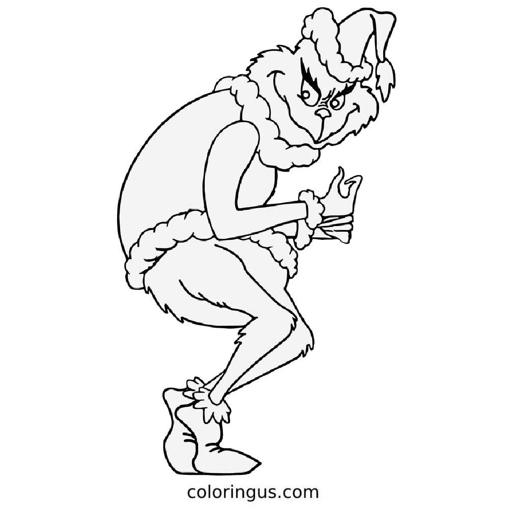 Grinch Coloring Pages Free Printable PDF Sheets Grinch Coloring Pages Free Printable PDF Sheets
