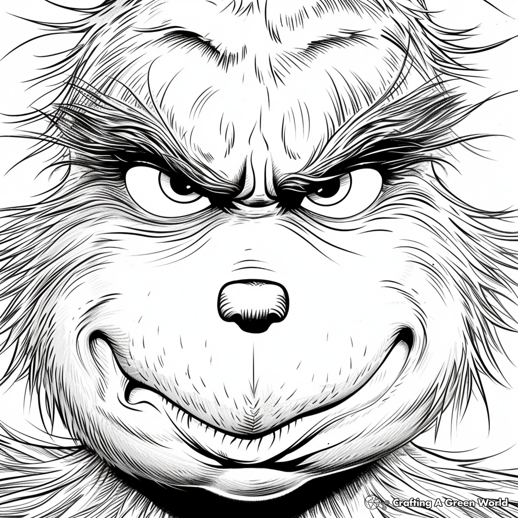 coloring pages of grinch coloring pages of grinch