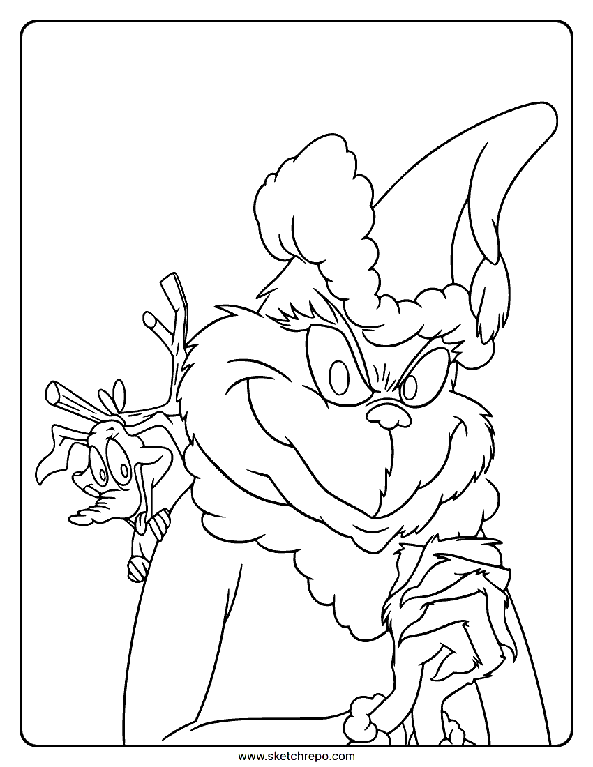 Grinch Coloring Pages Sketch Repo Grinch Coloring Pages Sketch Repo
