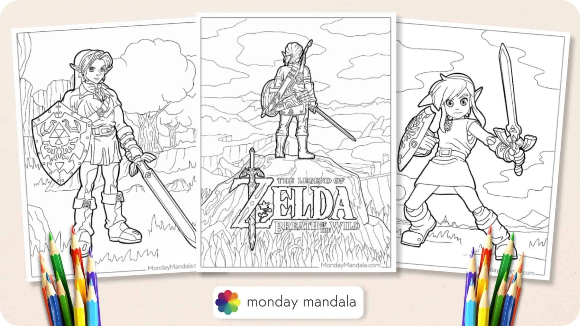 Guardian Zelda Breath Of The Wild Coloring Pages Free Infoupdate