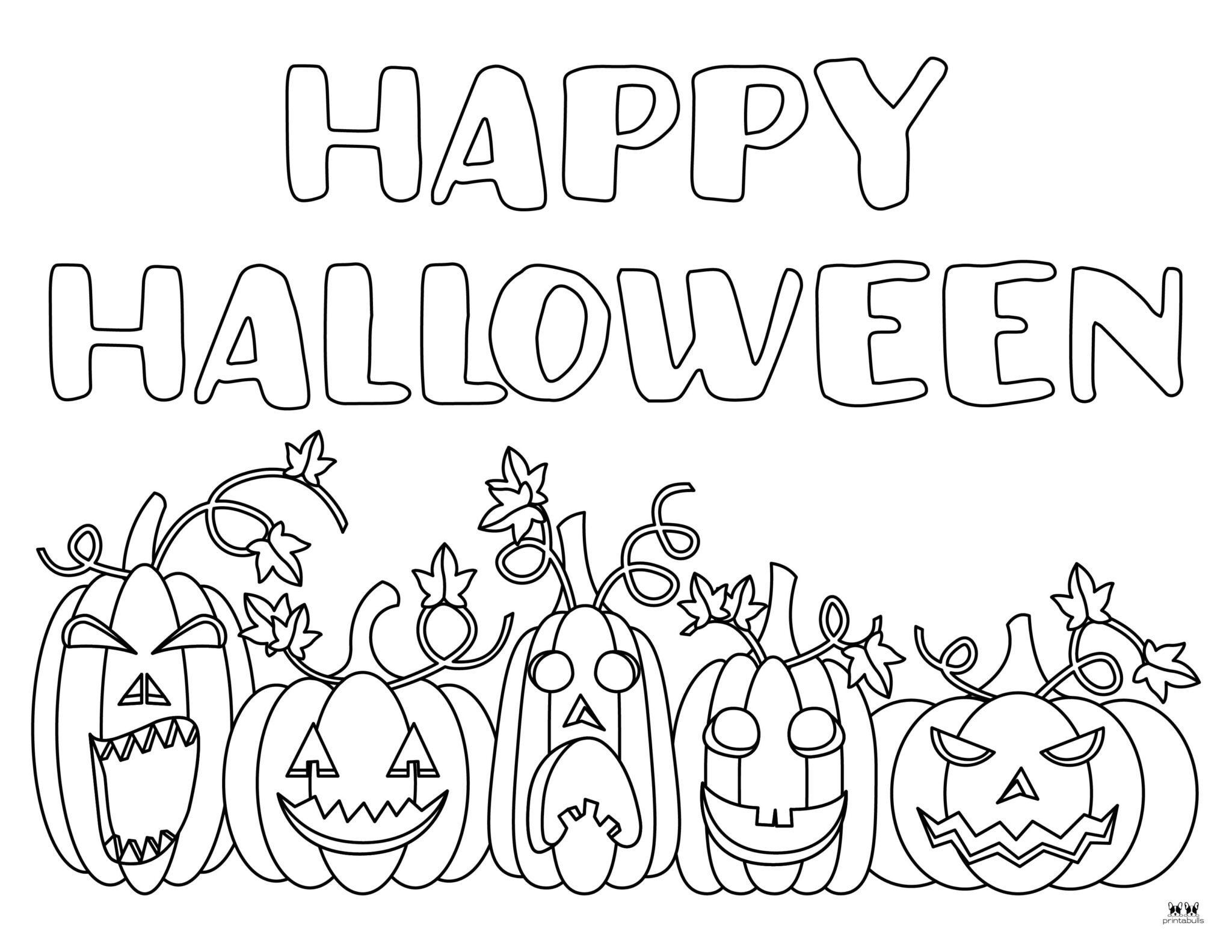 Halloween Coloring Page Printable Halloween Coloring Page Printable