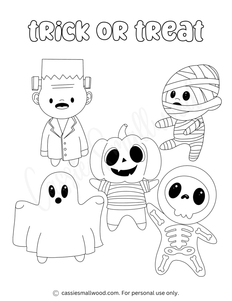 free coloring pages halloween