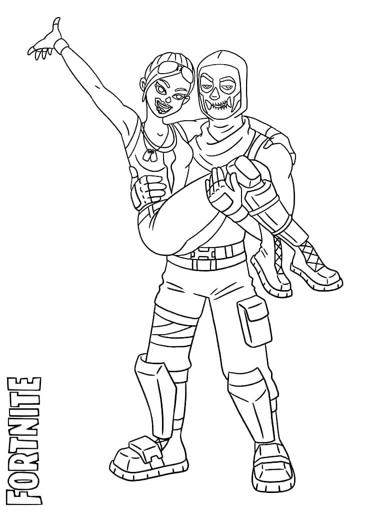 Halloween Fortnite Coloring Page Download Print Or Color Online For Free