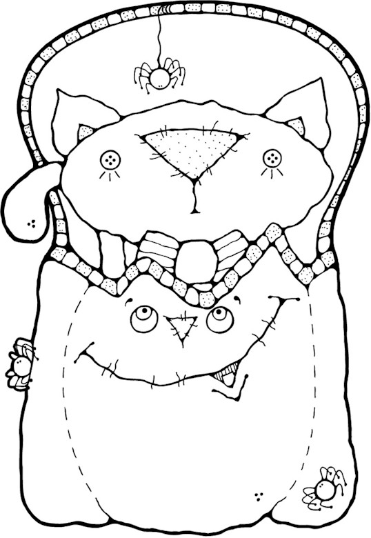 Halloween Kids Coloring Pages