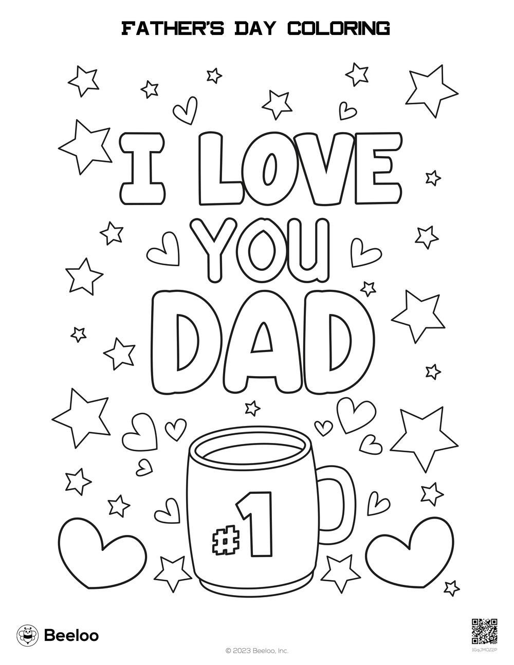 Happy Fathers Day Coloring Pages Ghrnet At Coloring