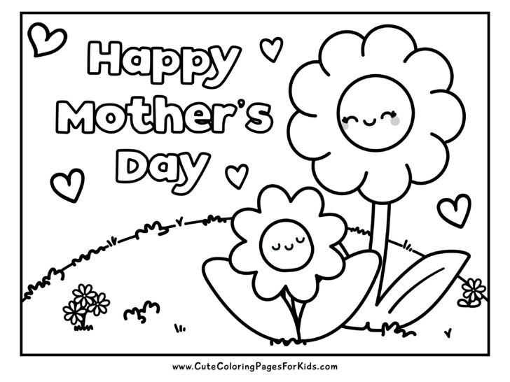 Happy Mothers Day Grandma Coloring Pages 2025 Happy Mothers Day Grandma Coloring Pages 2025