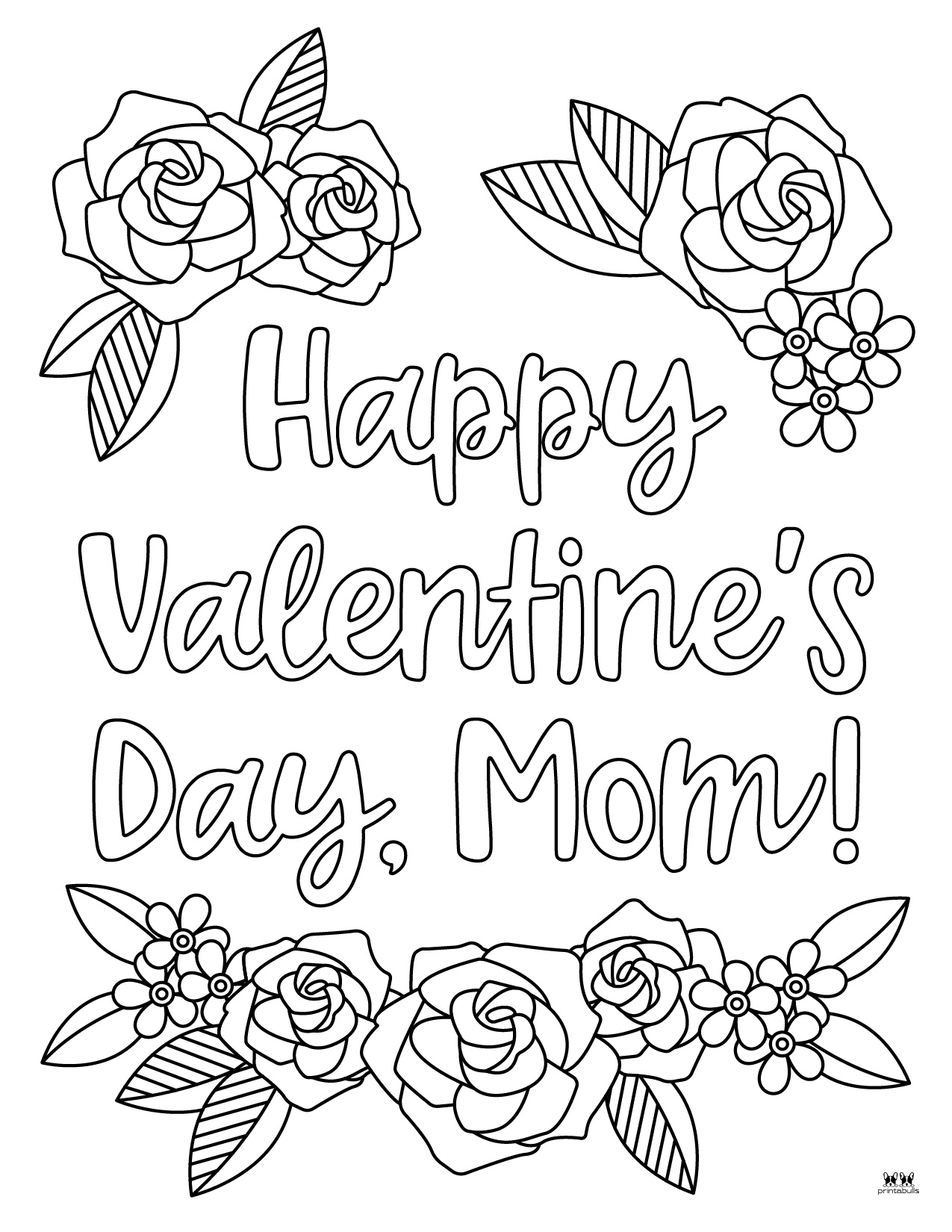 Happy Valentine 39 s Day Coloring Pages 34 Pages Printabulls