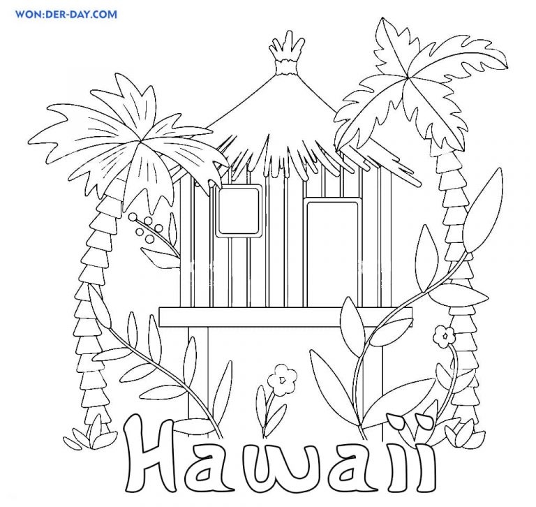 Hawaii Color Pages Hawaii Color Pages