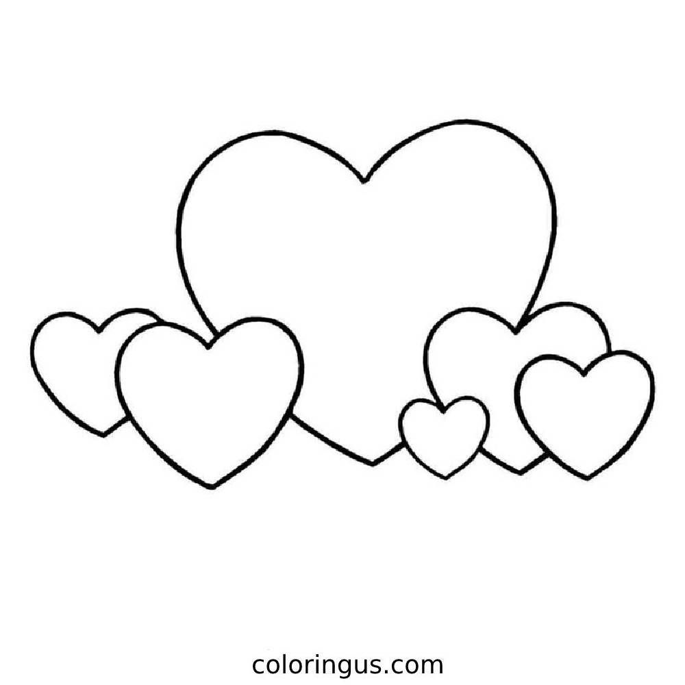 Heart Coloring Pages Free Printable PDF Heart Coloring Pages Free Printable PDF