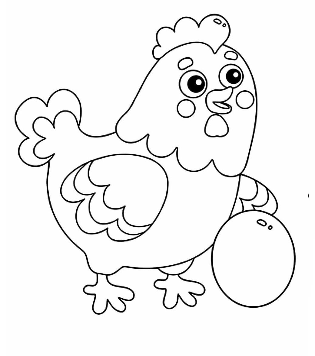 egg coloring page
