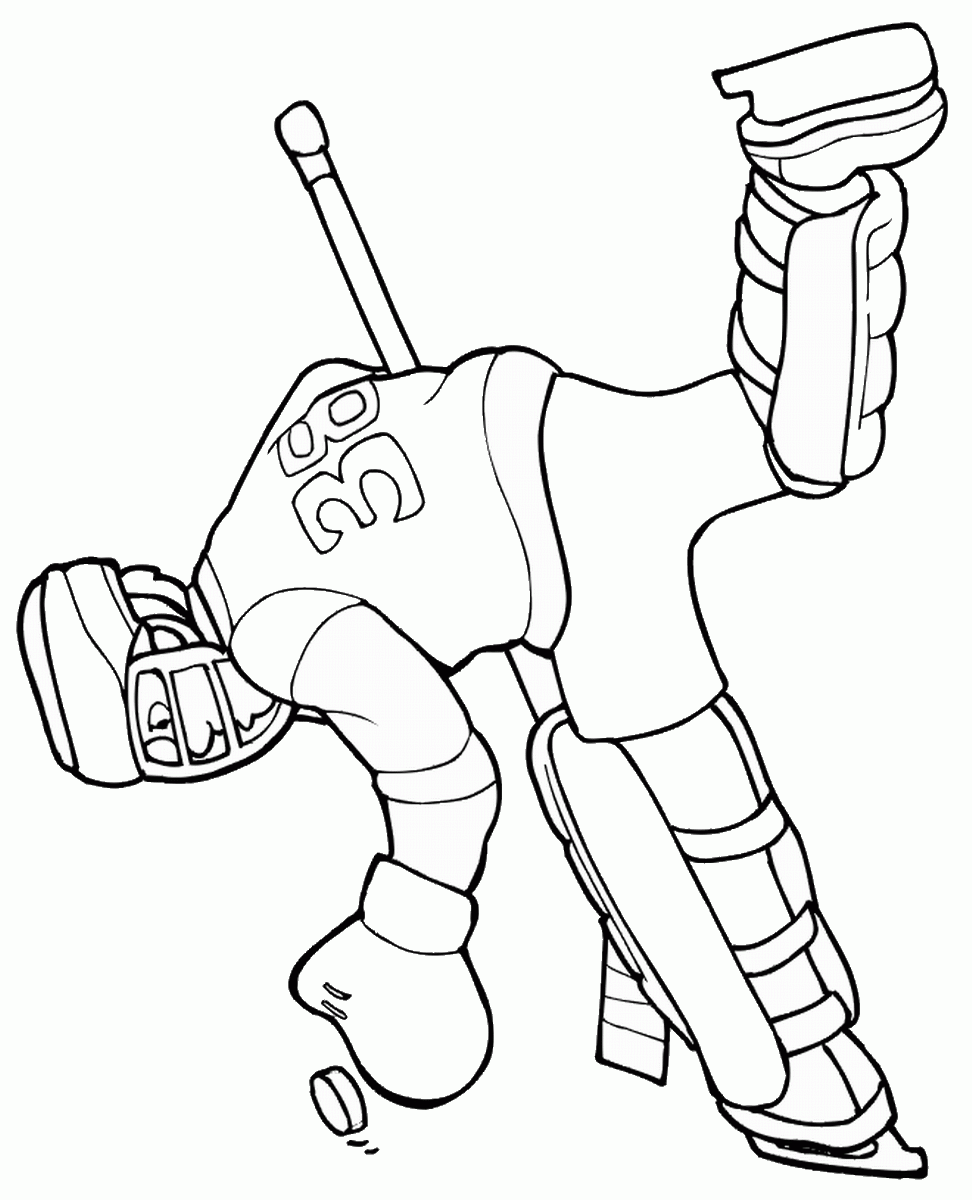Hockey Coloring Pages