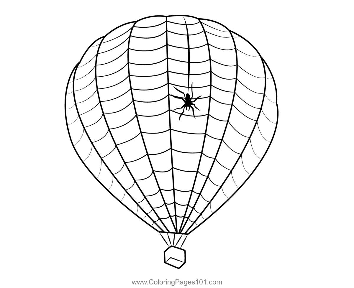 Hot Air Balloon Coloring Page For Kids Free Hot Air Balloons Hot Air Balloon Coloring Page For Kids Free Hot Air Balloons