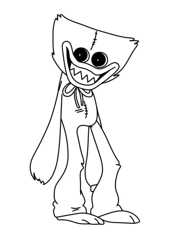 Huggy Wuggy Face Coloring Page Download Print Or Color Online For Free