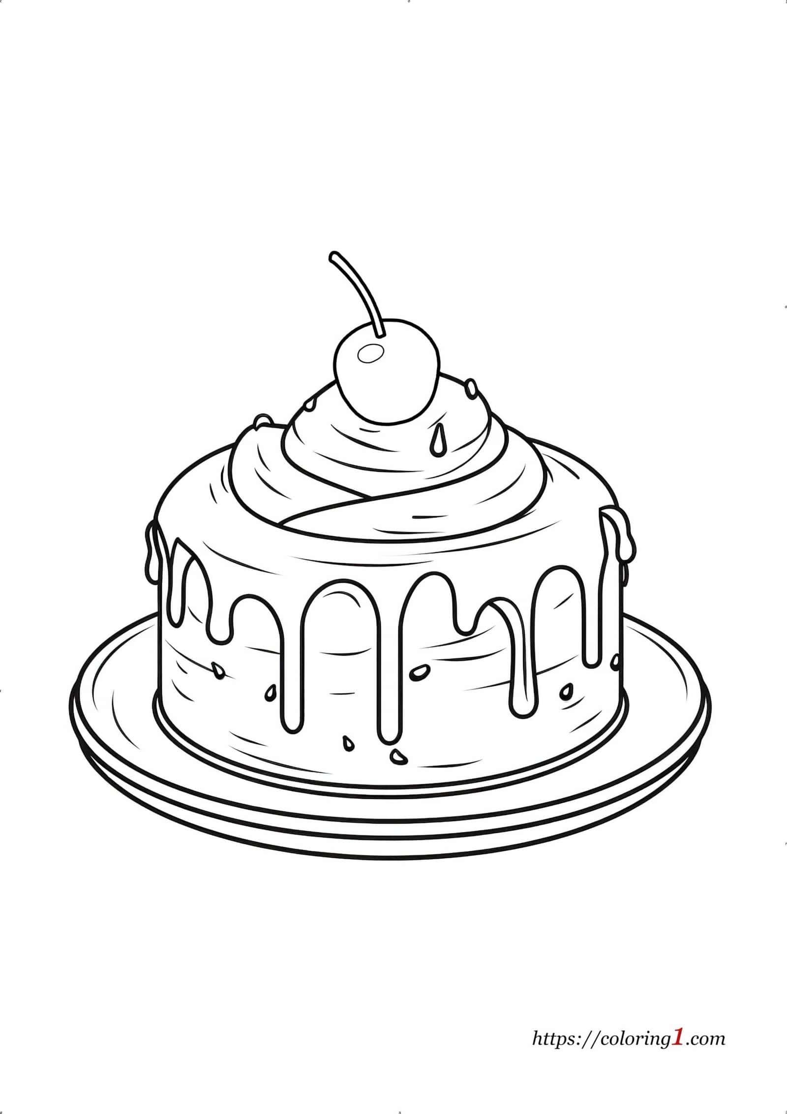 Ice Cream Cake Coloring Page 2 Free Coloring Sheets 2024 Ice Cream Cake Coloring Page 2 Free Coloring Sheets 2024