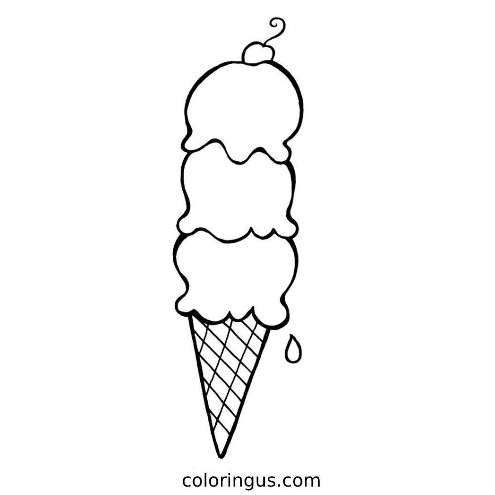 Ice Cream Coloring Pages Free Printable PDF Ice Cream Coloring Pages Free Printable PDF