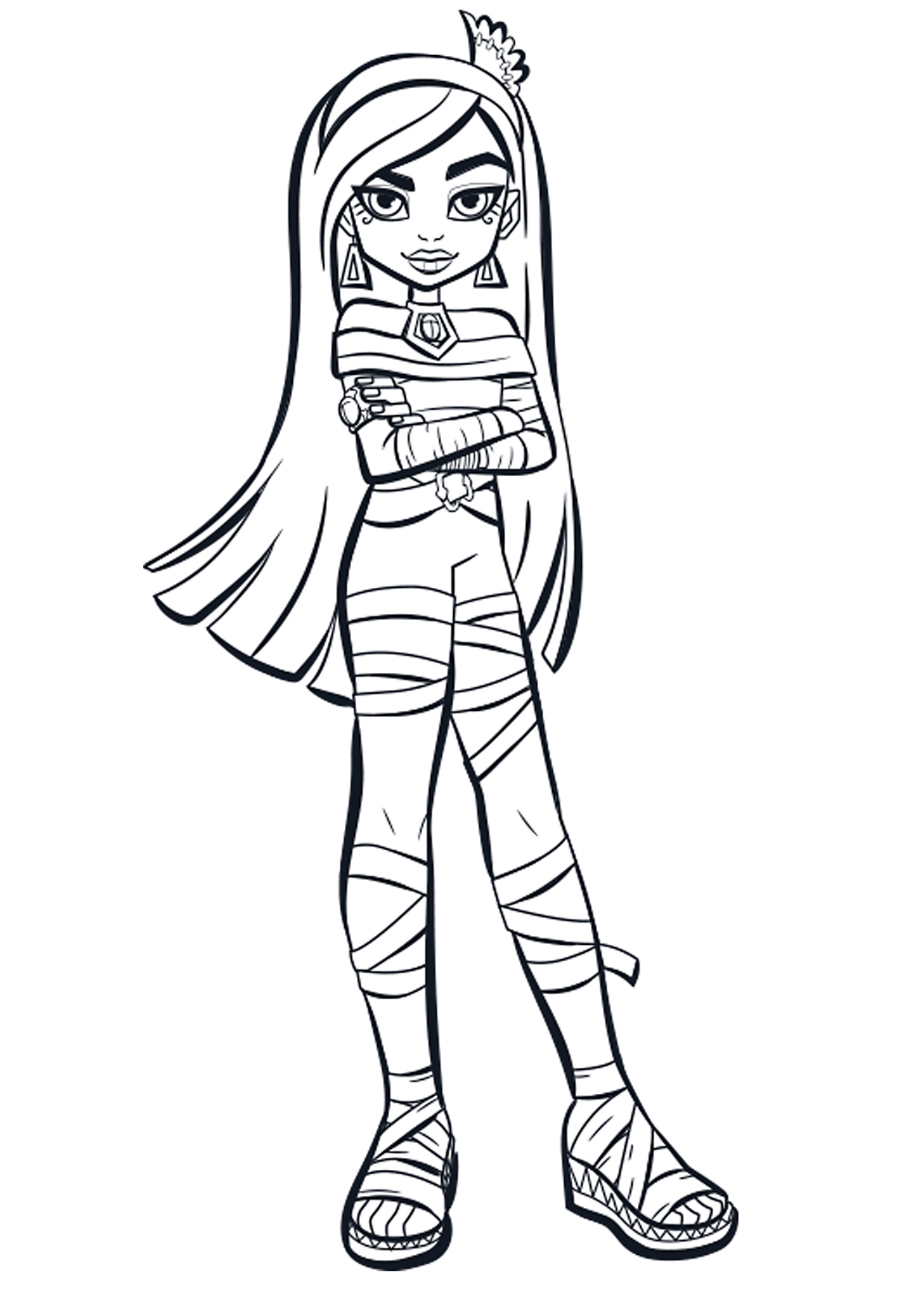 Images Of Monster High Coloring Pages Free Infoupdate