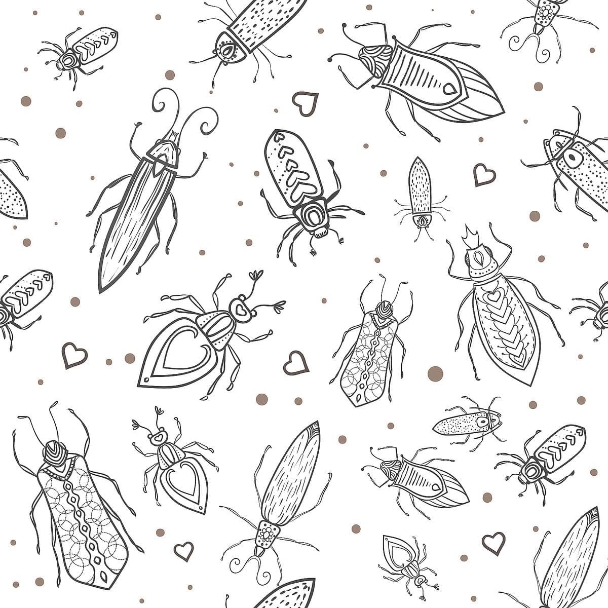 Insect Coloring Pages ColoringLib Insect Coloring Pages ColoringLib