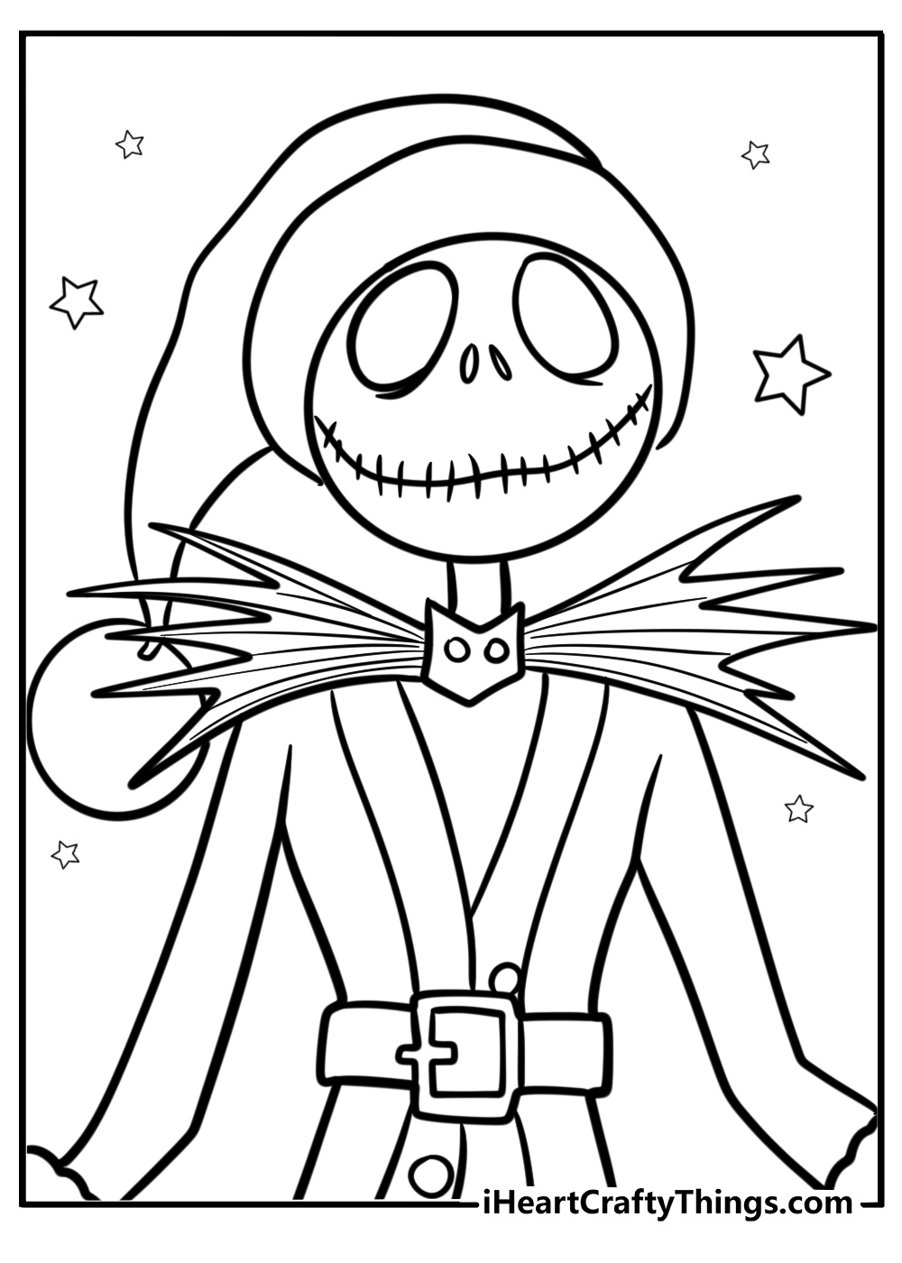 Jack Skeleton Coloring Pages