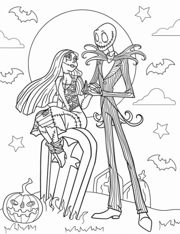 Jack Skeleton Coloring Pages Jack Skeleton Coloring Pages