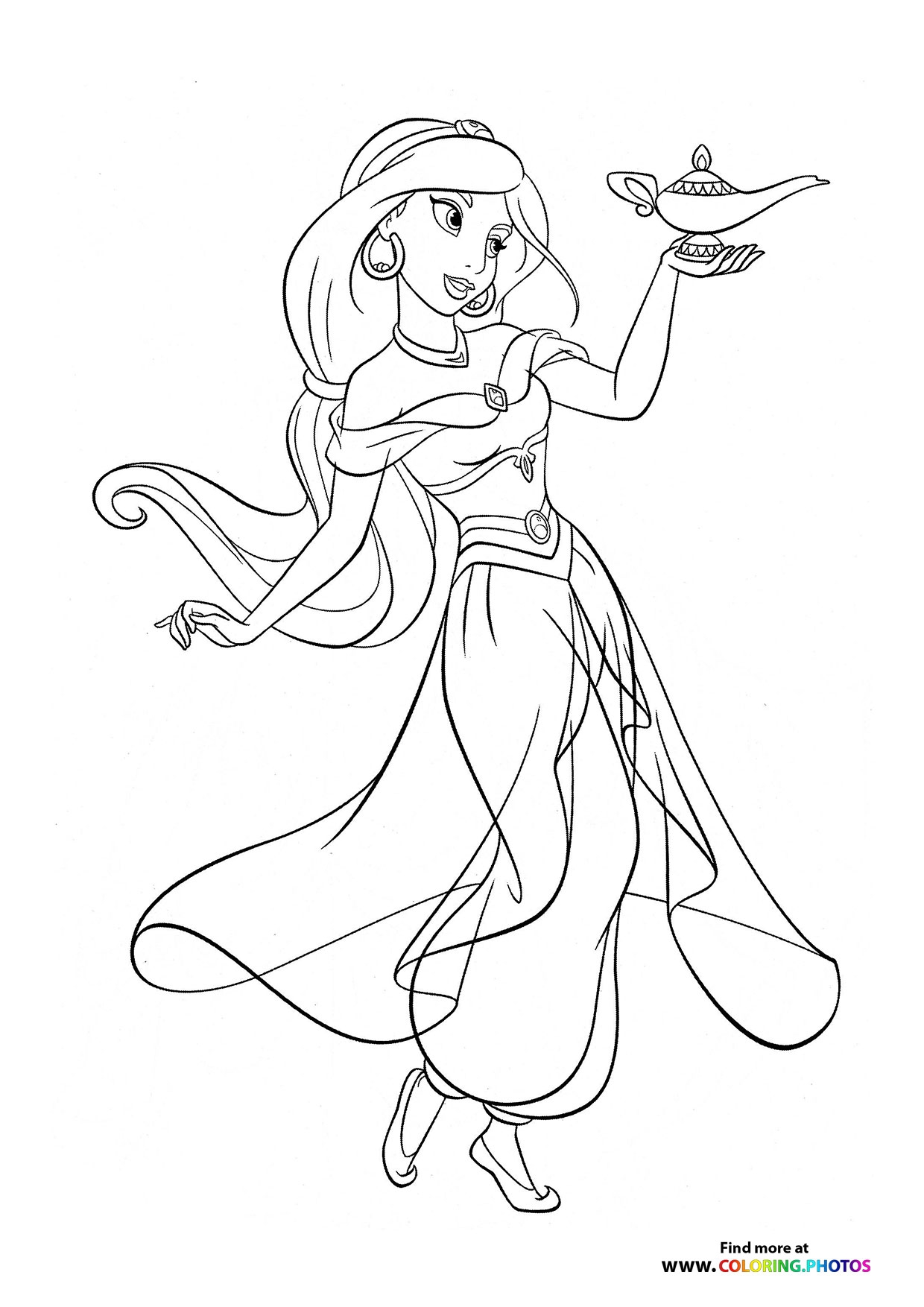 disney princess jasmine coloring pages disney princess jasmine coloring pages