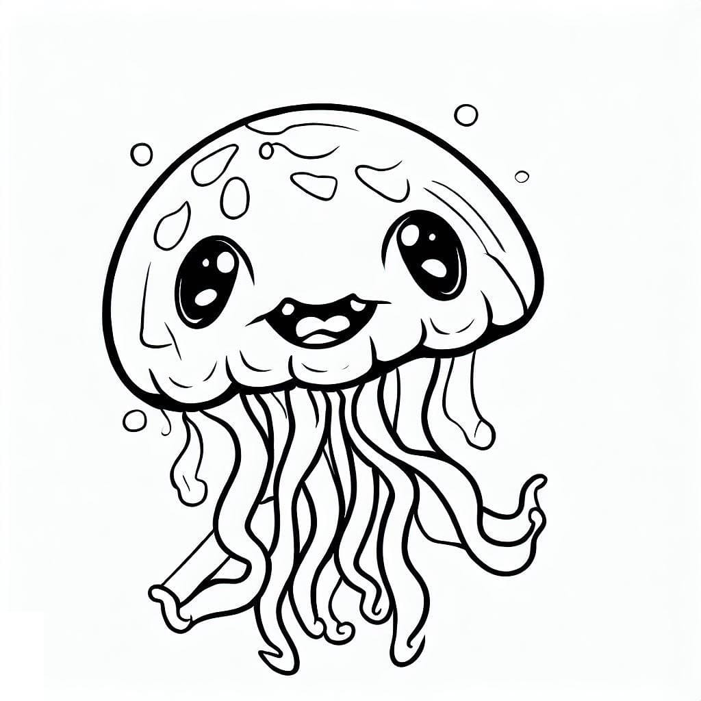 Jellyfish Coloring Pages ColoringLib