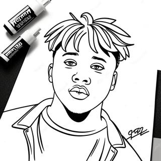 juice wrld coloring pages