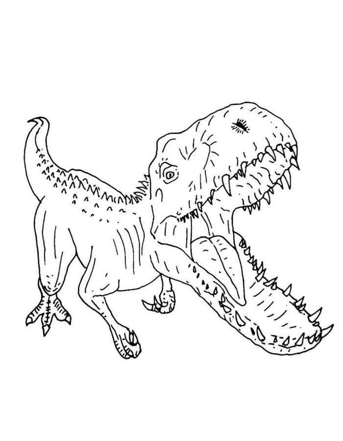jurassic park coloring pages