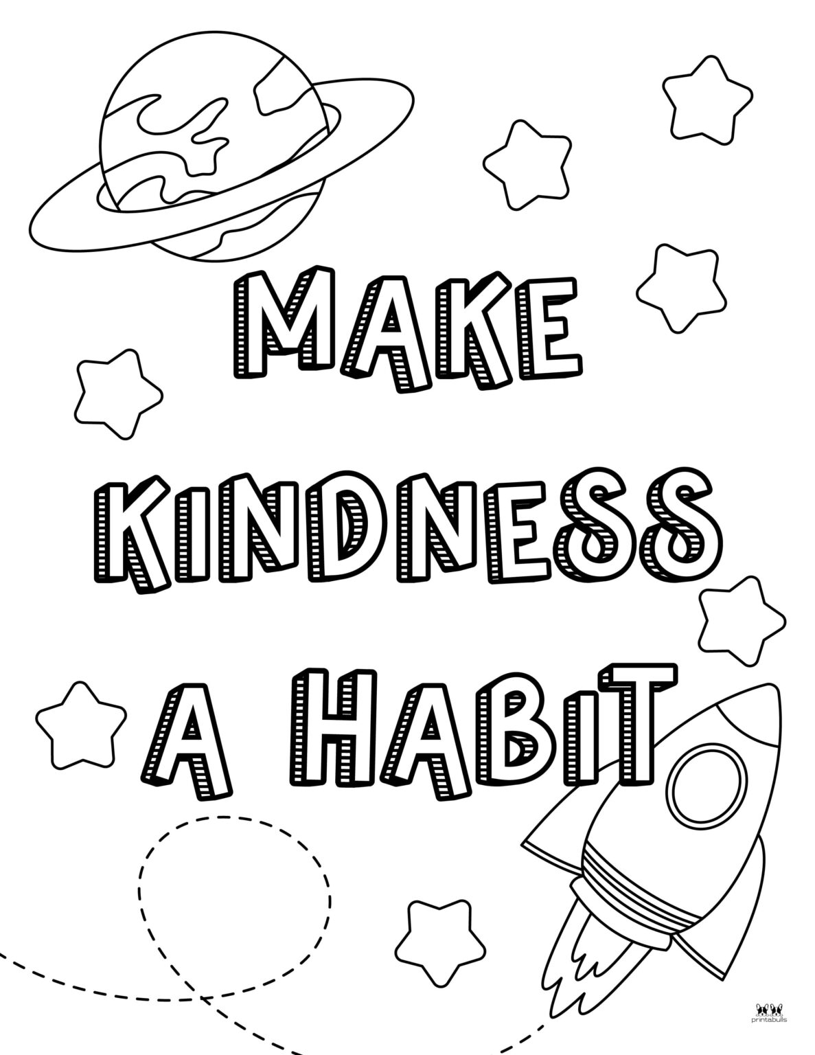 Kindness Coloring Pages 45 FREE Pages Printabulls