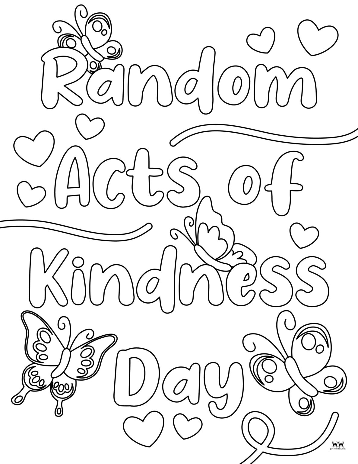 kindness coloring pages