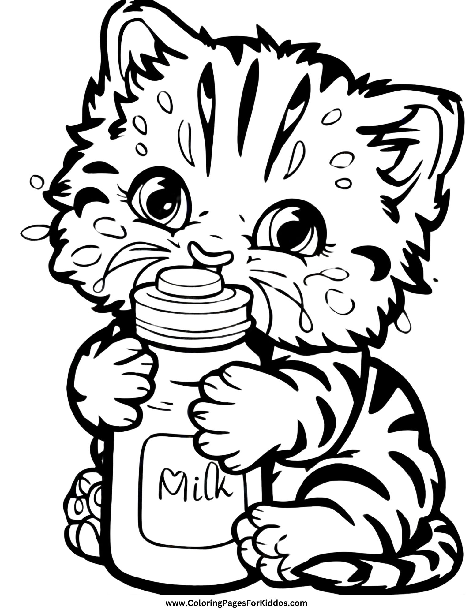 kitten coloring pages kitten coloring pages