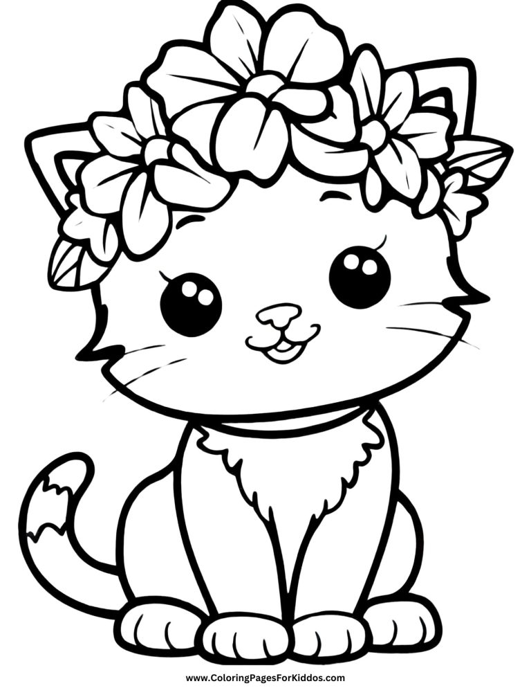 Kitten Coloring Pages 10 Free Printable PDF Kitten Coloring Pages 10 Free Printable PDF