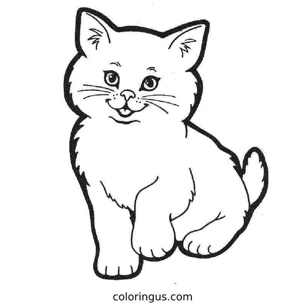 Kitten Coloring Pages Free Printable PDF Kitten Coloring Pages Free Printable PDF