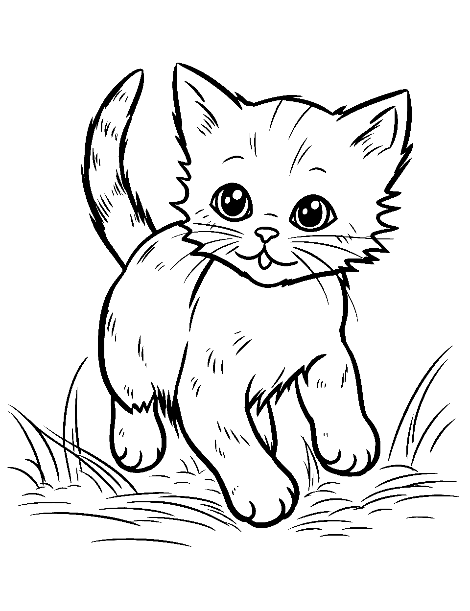 printable kitten coloring pages