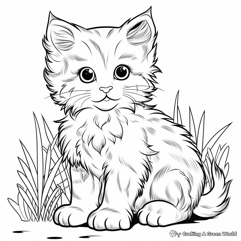 kitten cat coloring pages kitten cat coloring pages