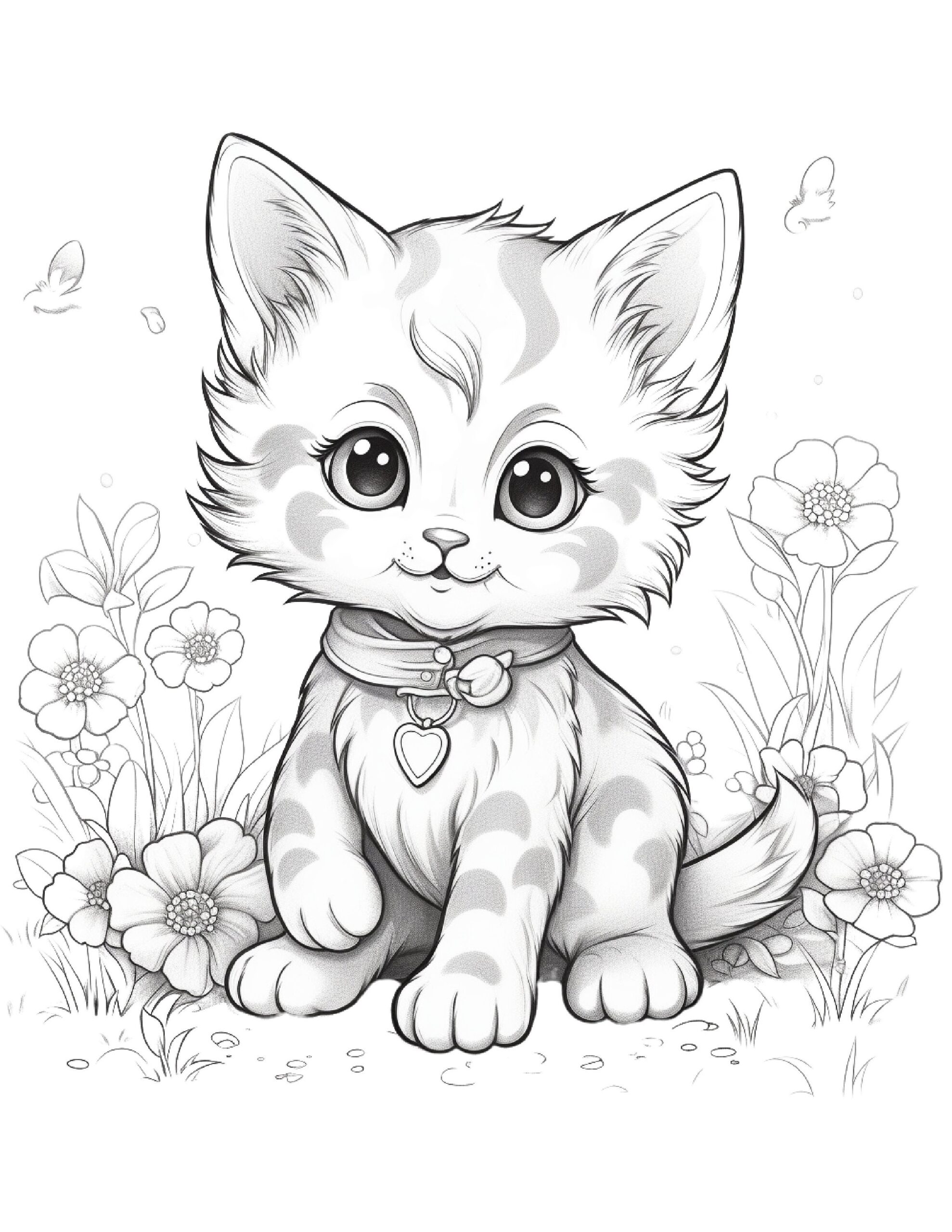 kittens coloring pages