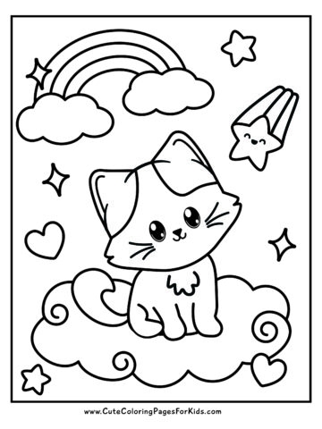 Kitty Cat Coloring Pages 10 Free Printable PDFs Cute Coloring Pages Kitty Cat Coloring Pages 10 Free Printable PDFs Cute Coloring Pages