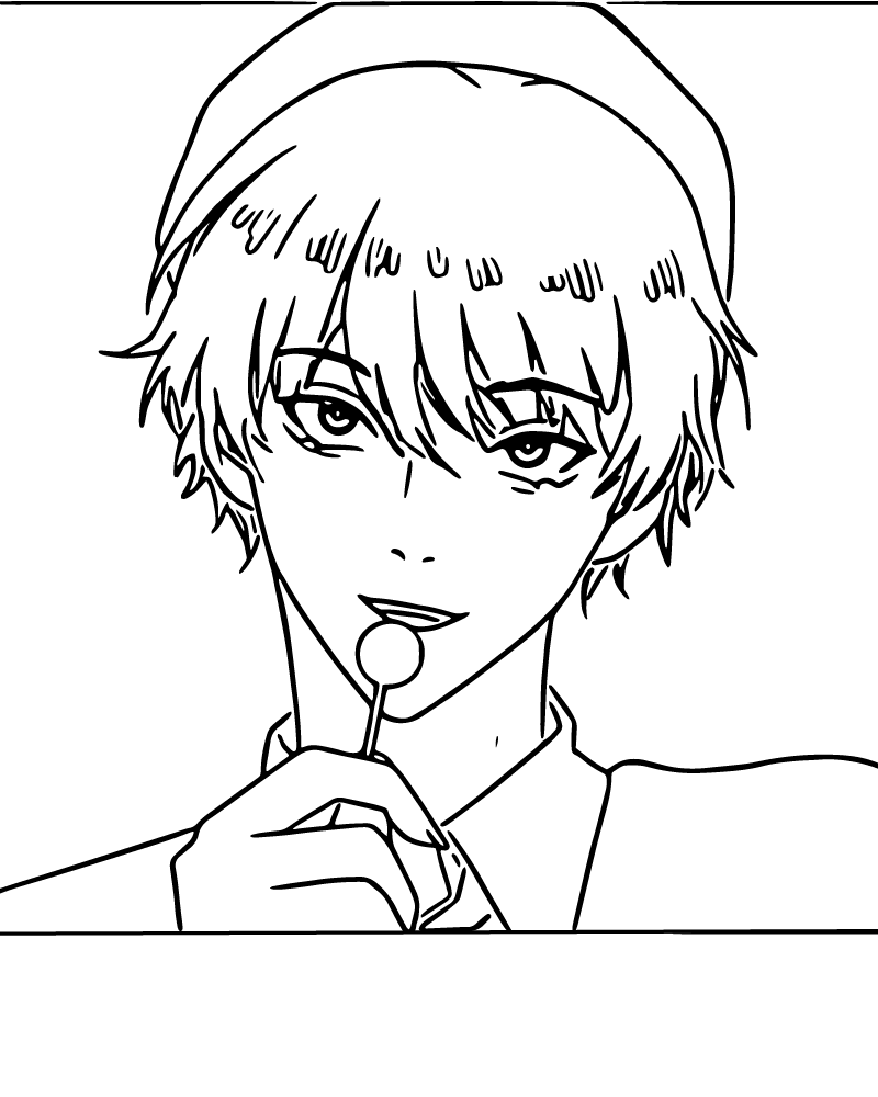 KPop Demon Hunters Baby Saja Coloring Page