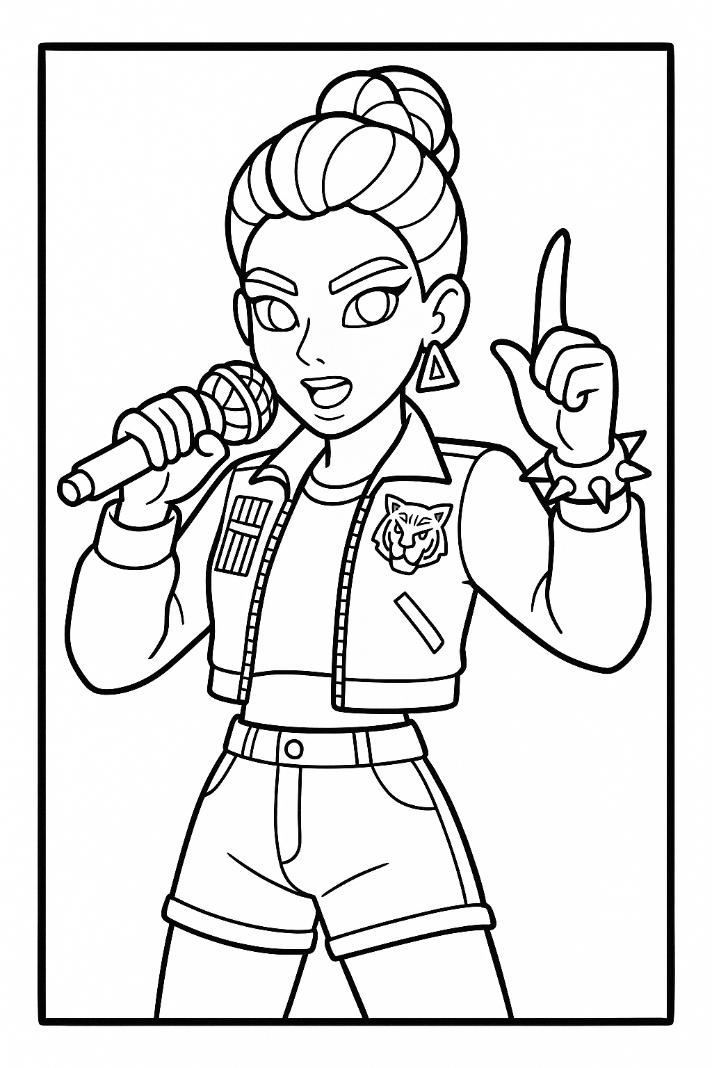KPop Demon Hunters Coloring Pages Characters Gallery Free Downloads