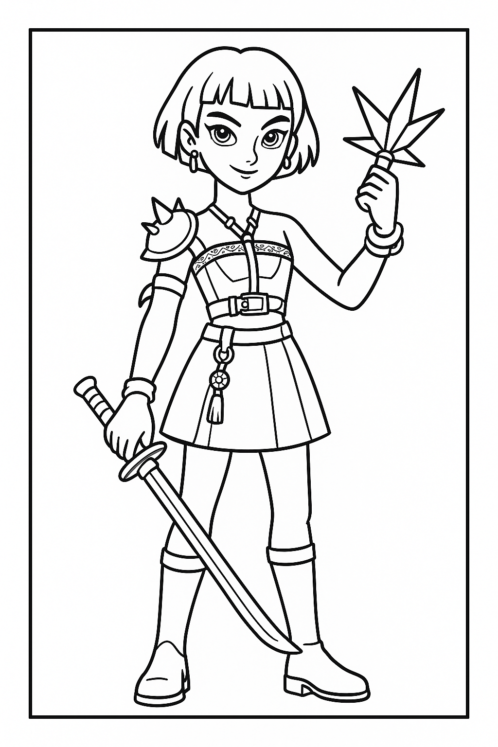 KPop Demon Hunters Coloring Pages Characters Gallery Free Downloads