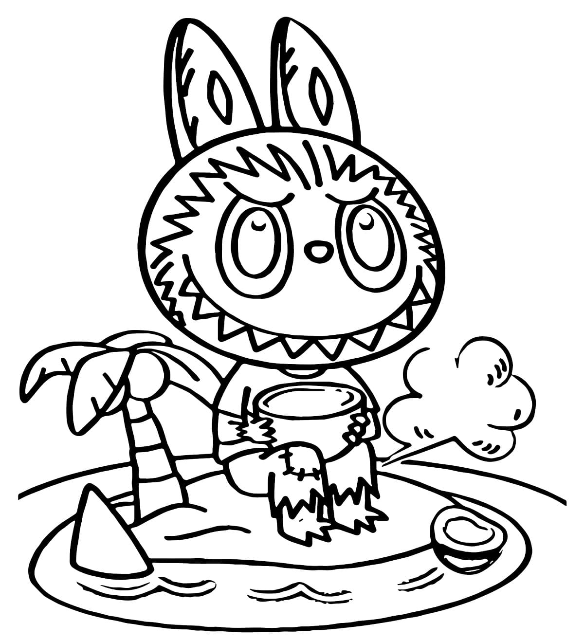 Labubu Coloring Pages ColoringLib Labubu Coloring Pages ColoringLib